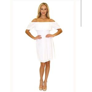 SEASPICE Off Shoulder Tassel Dress Resortwear Vacation Beach Coastal Summer Boho